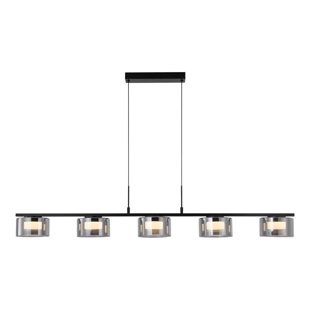Cholet Pendant — Black / Clear