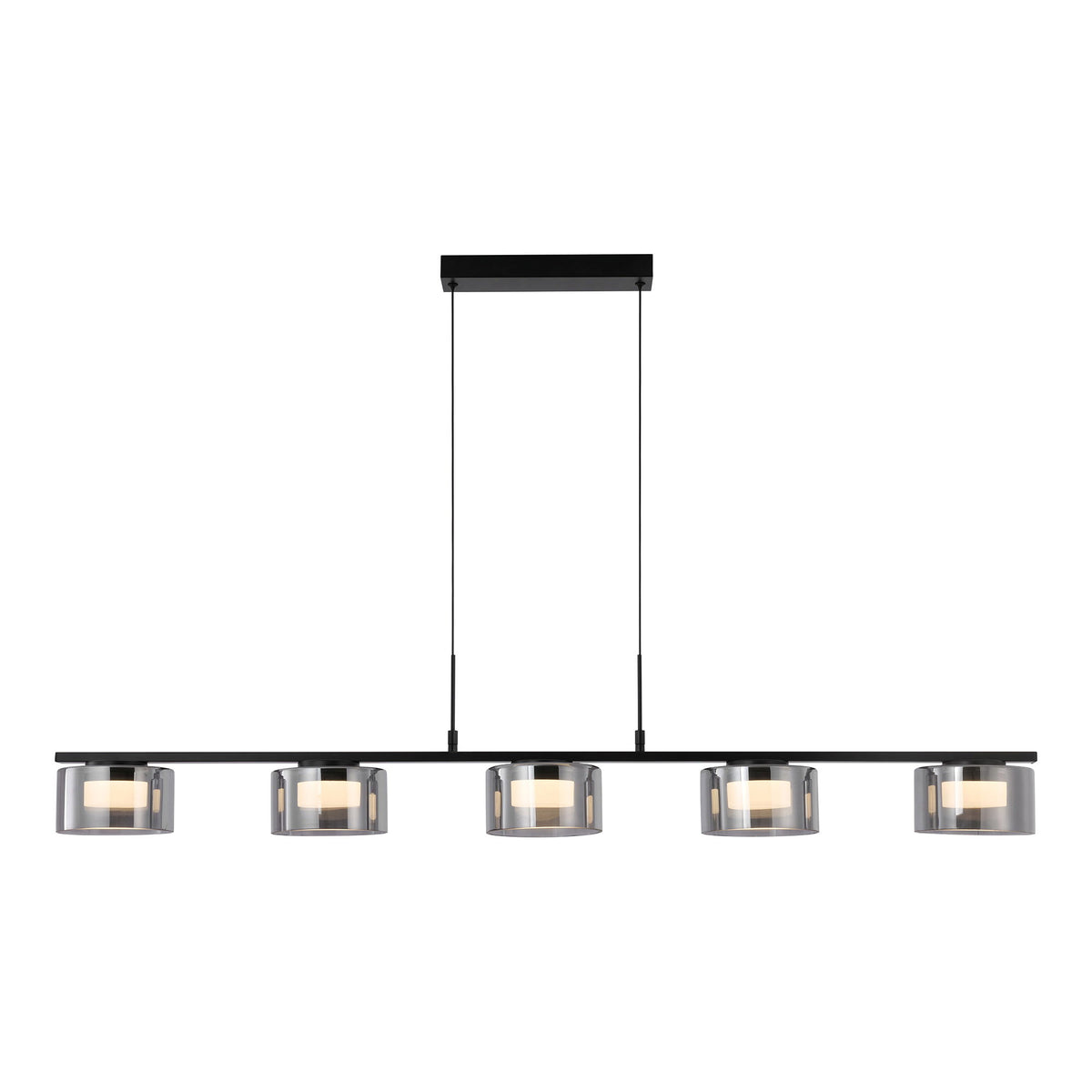 Cholet Pendant — Black / Clear