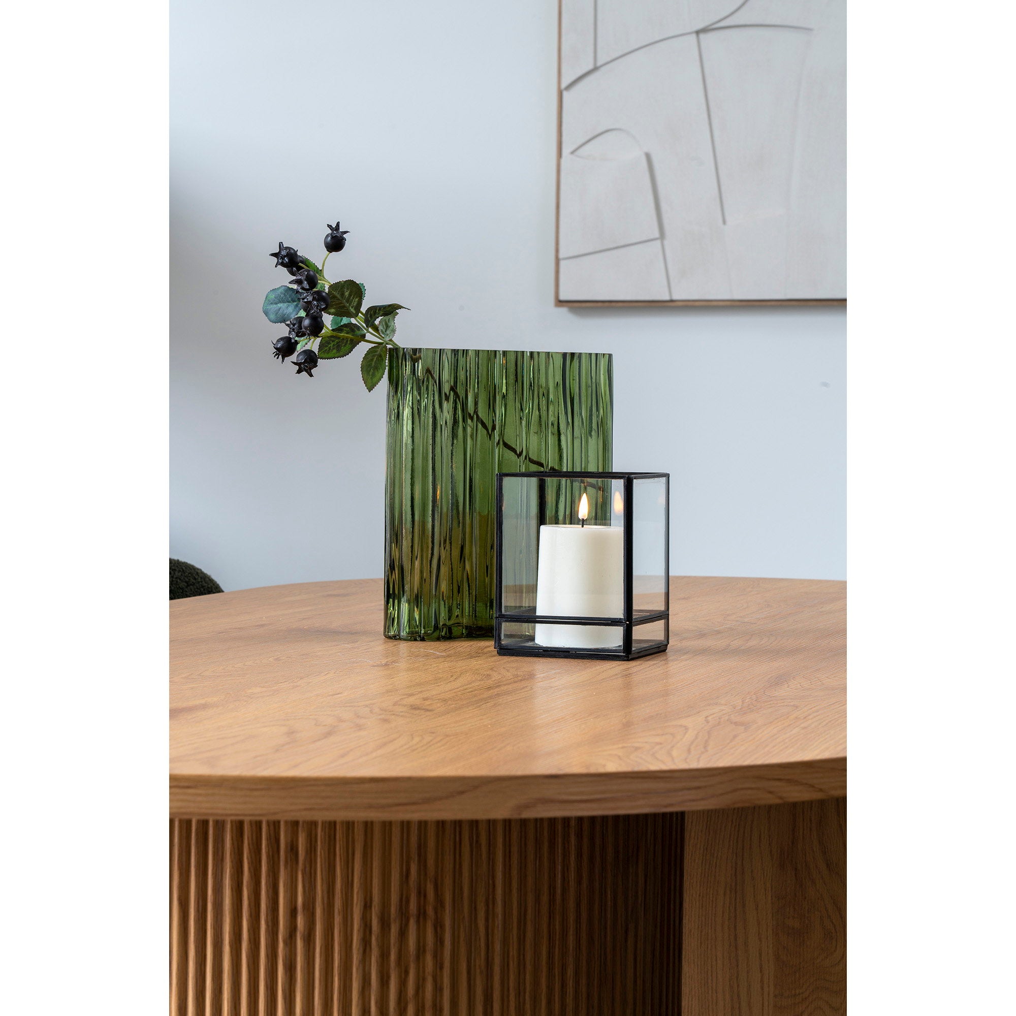 Hurricane Candle Holder — Black