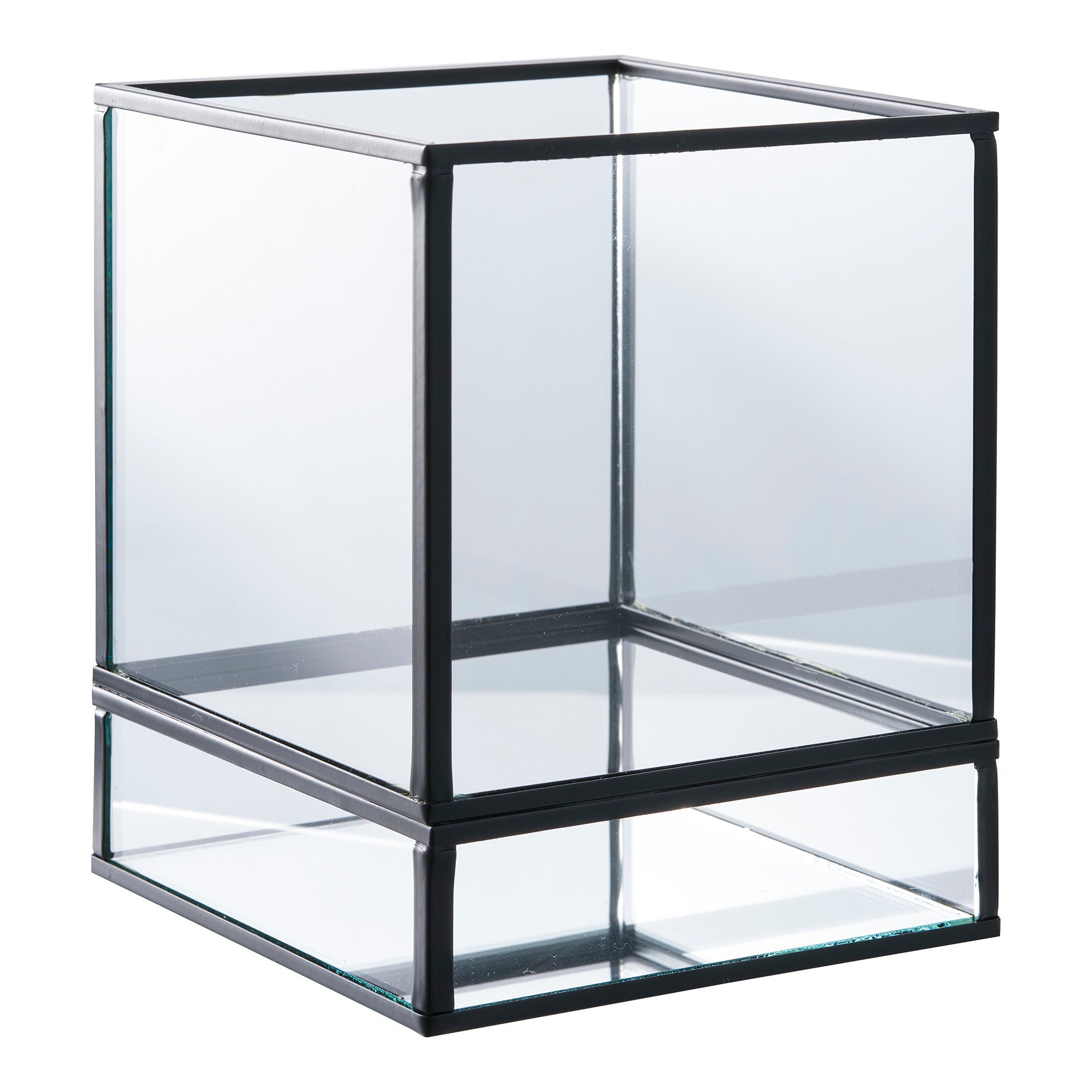 Hurricane Candle Holder — Black