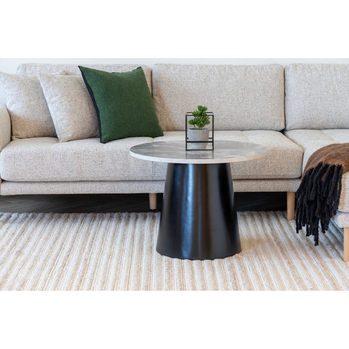Hurricane Candle Holder — Black
