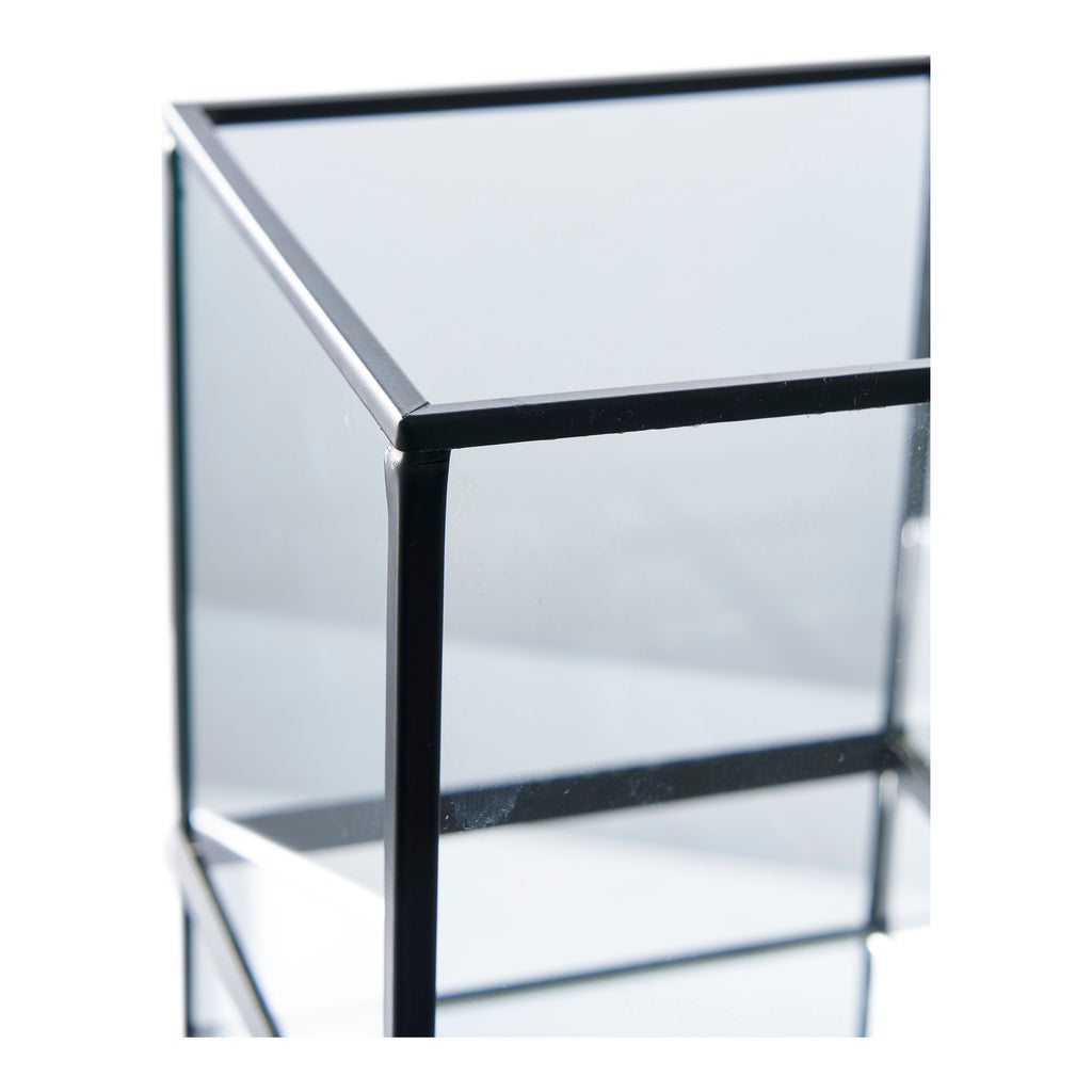 Hurricane Candle Holder — Black