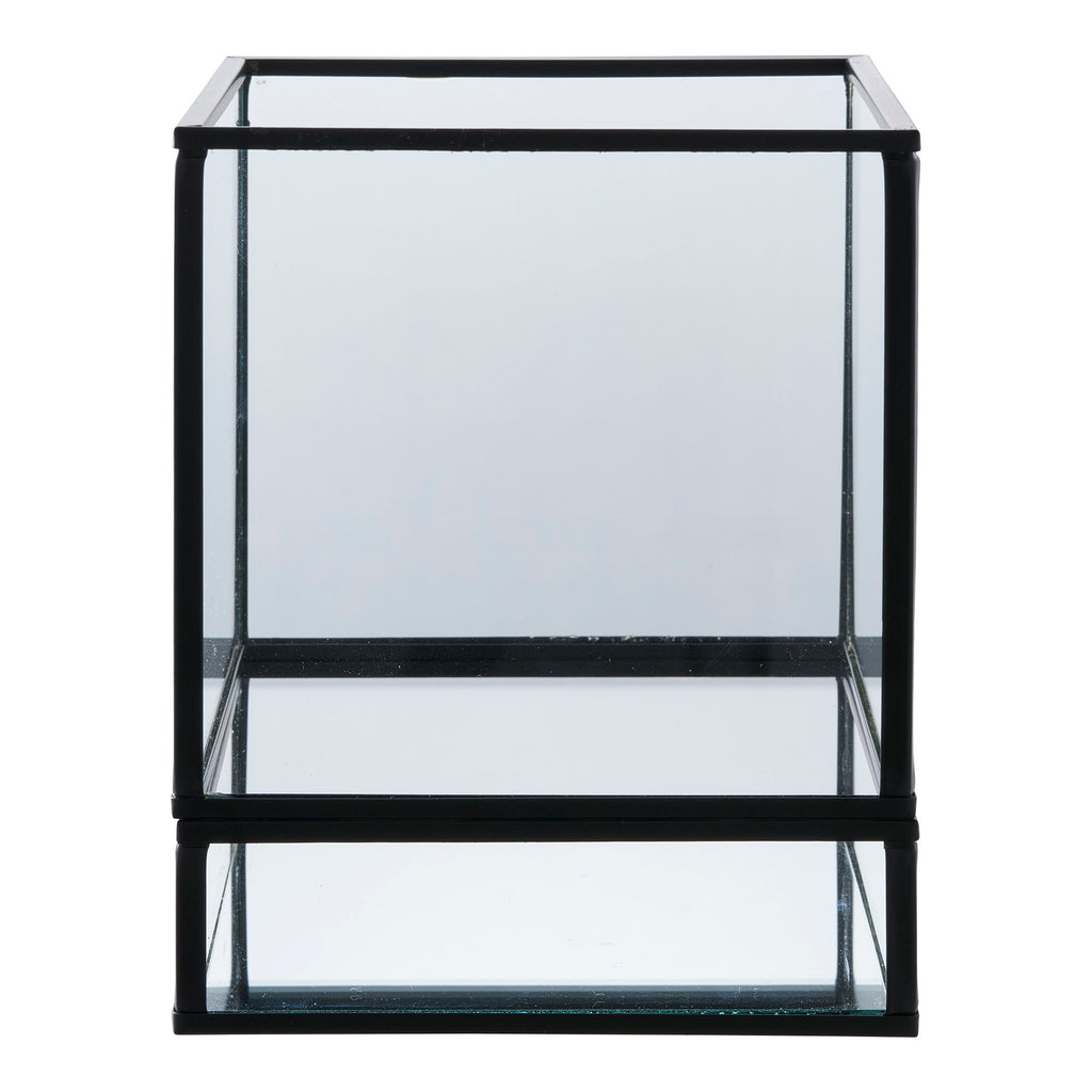 Hurricane Candle Holder — Black