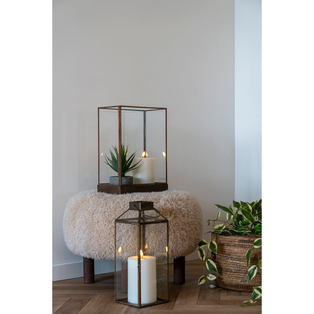 Manali Lantern — Antique brass look