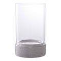 Hurricane Candle Holder — Grey