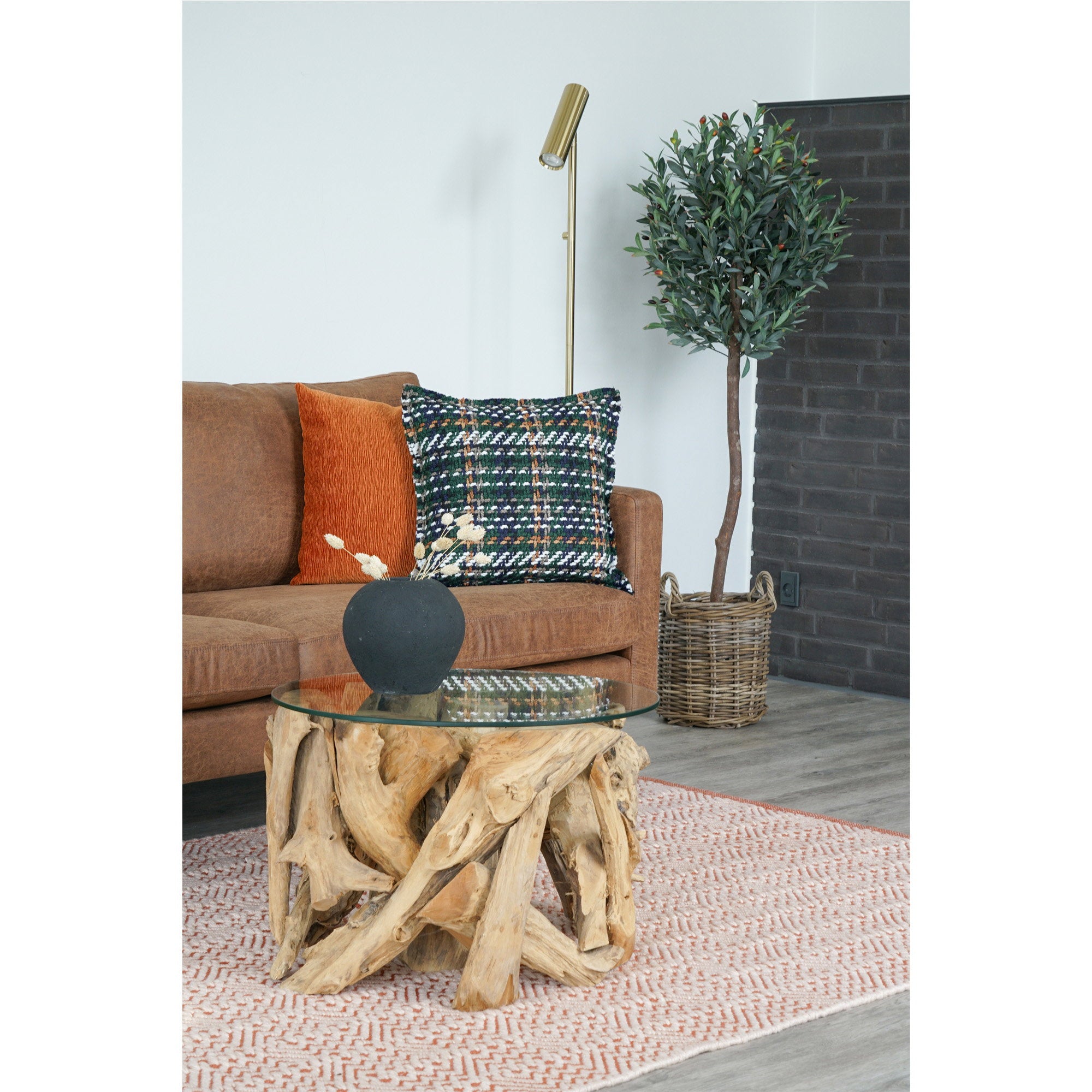 Paris Floor Lamp — Brass