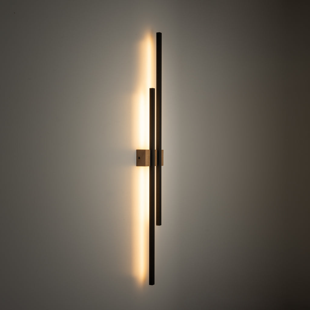 FLASH Wood Wall Sconce 2-Light – Modern LED