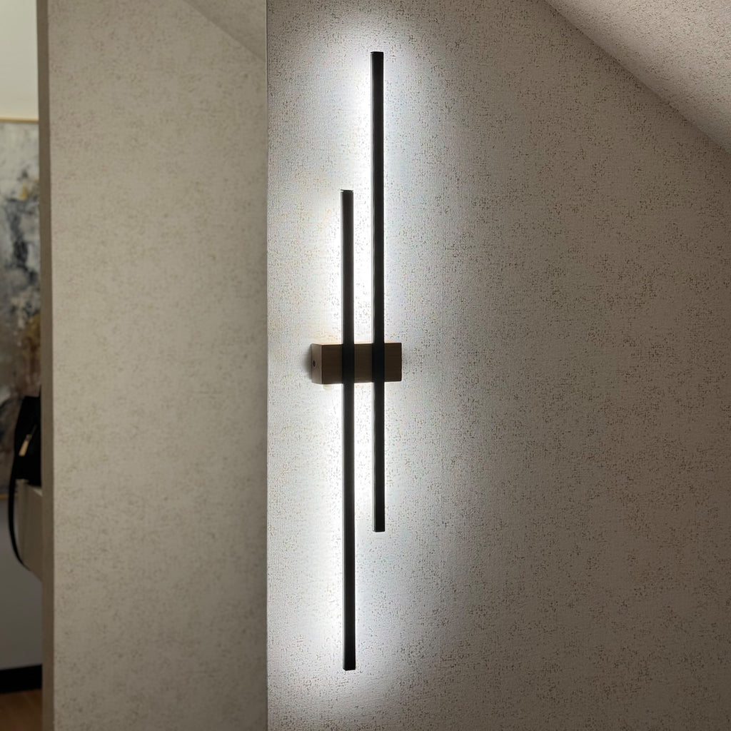 FLASH Wood Wall Sconce 2-Light – Modern LED