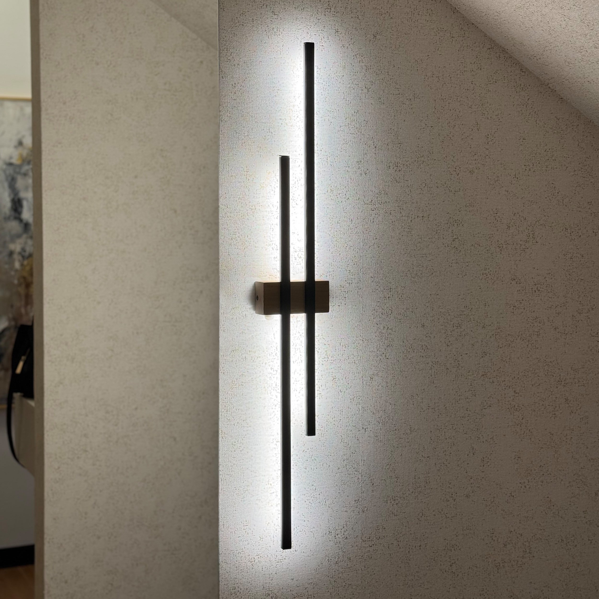 FLASH Wood Wall Sconce 2-Light – Modern LED