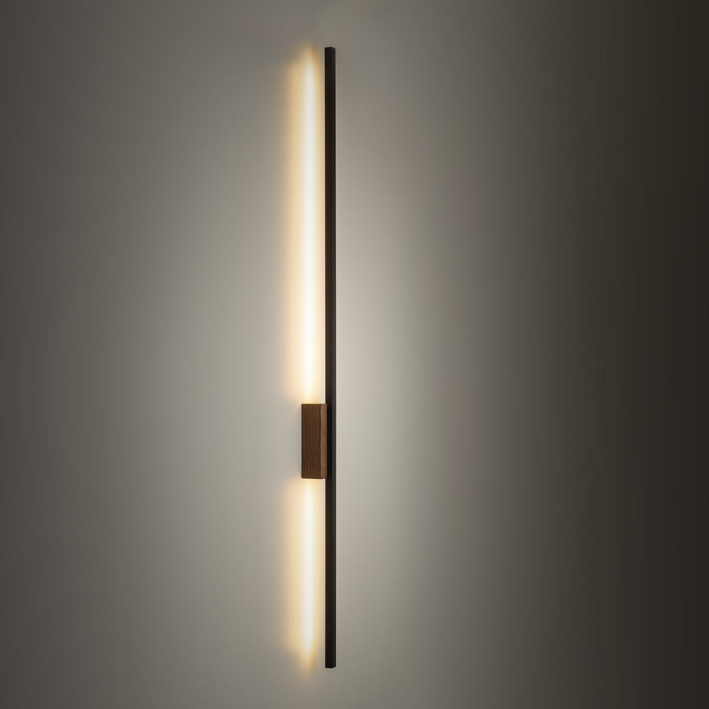 FLASH Wood Wall Sconce L – Modern LED
