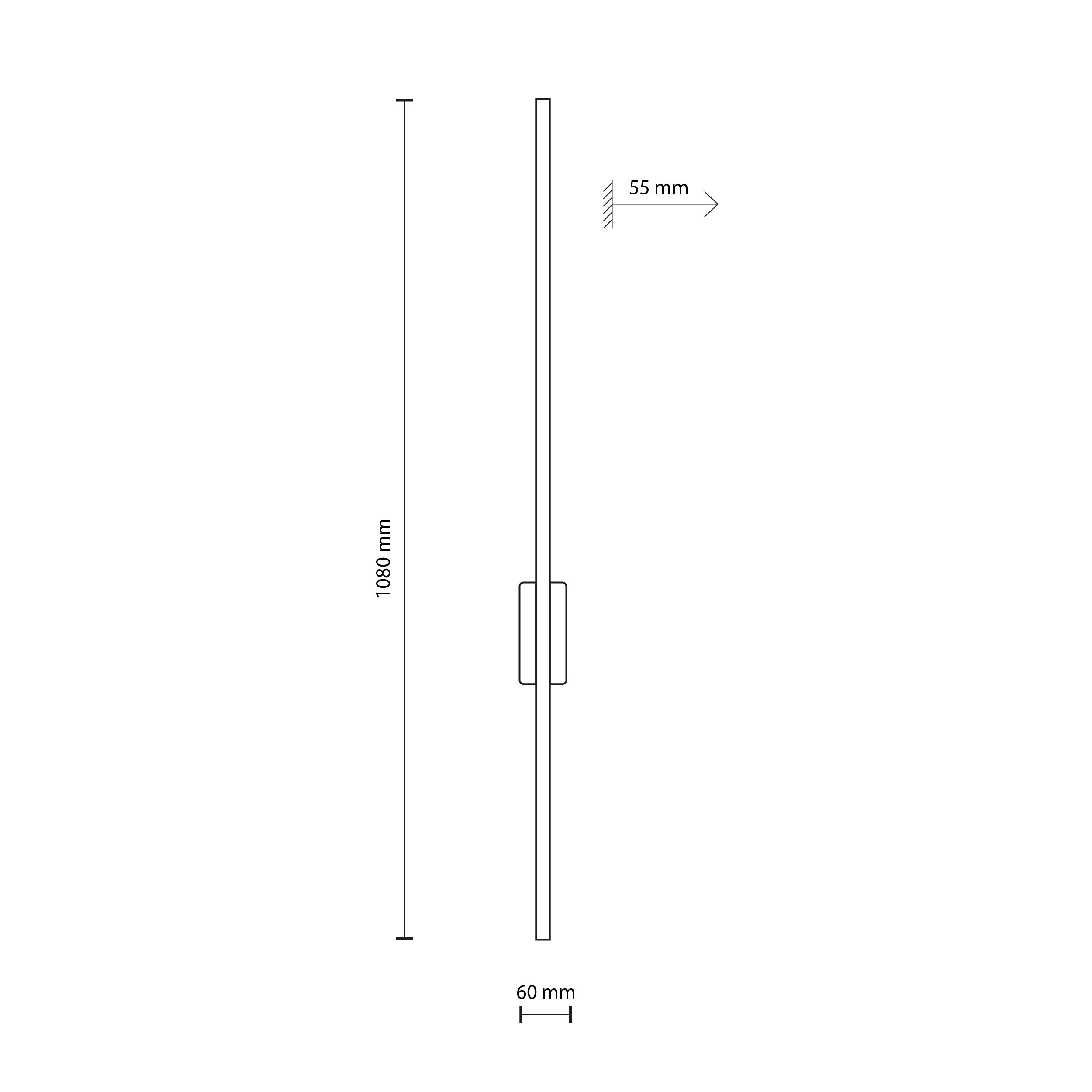 FLASH Wood Wall Sconce L – Modern LED