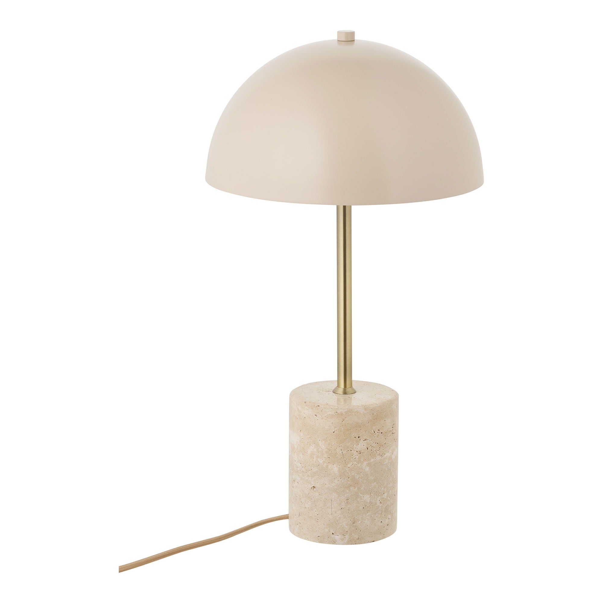 Sheffield Table Lamp - Table lamp, marble/metal, beige