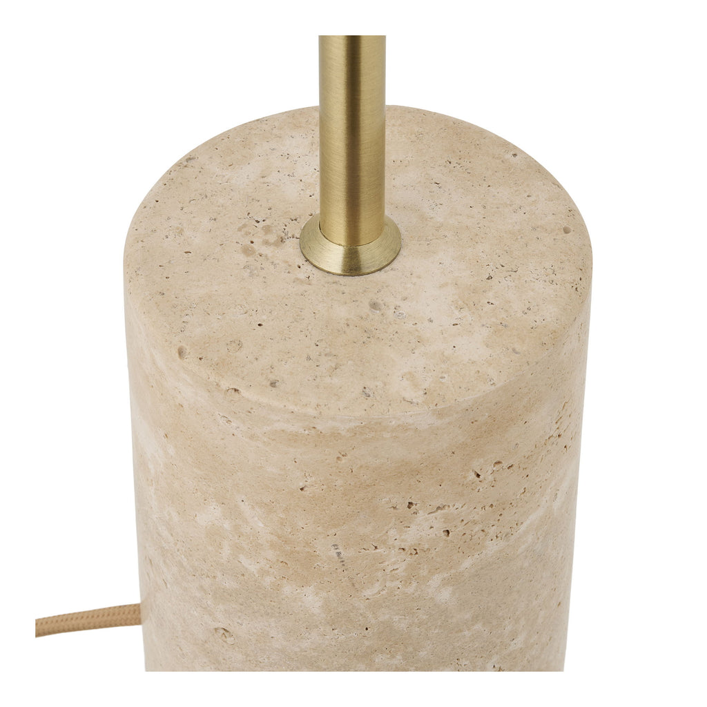 Sheffield Table Lamp - Table lamp, marble/metal, beige