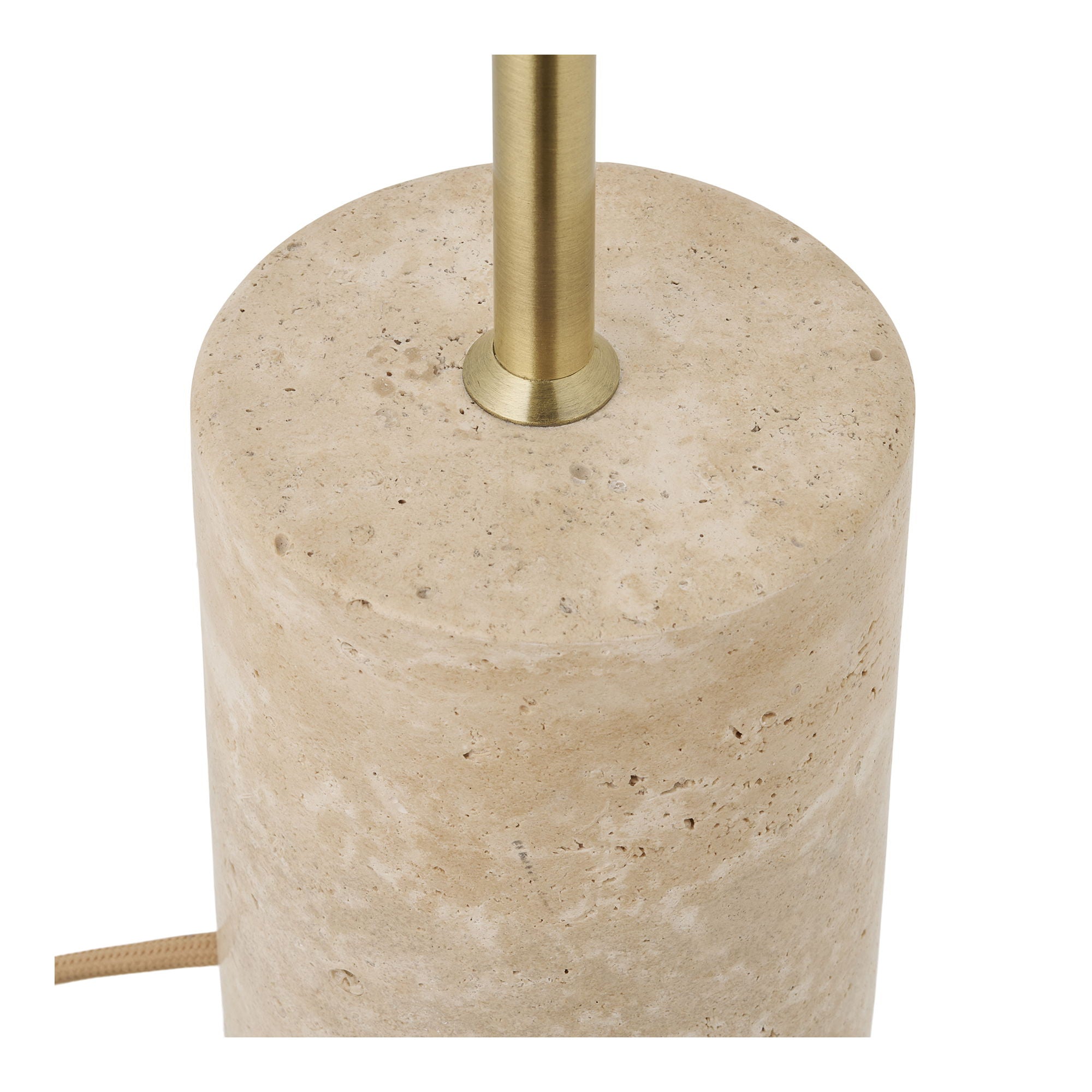 Sheffield Table Lamp - Table lamp, marble/metal, beige