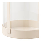 Hurricane Candle Holder — Beige