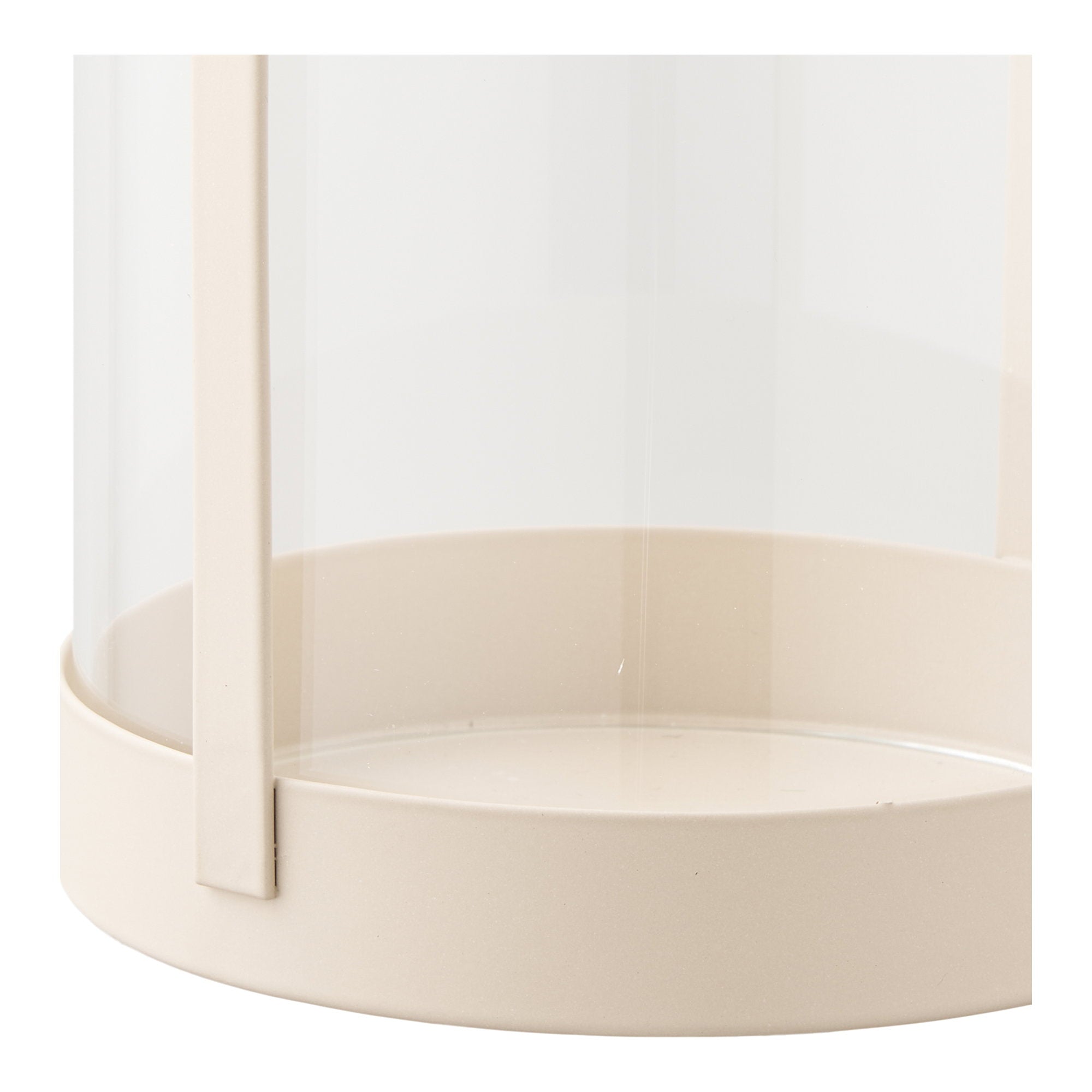 Hurricane Candle Holder — Beige