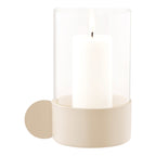 Hurricane candle holder — Beige