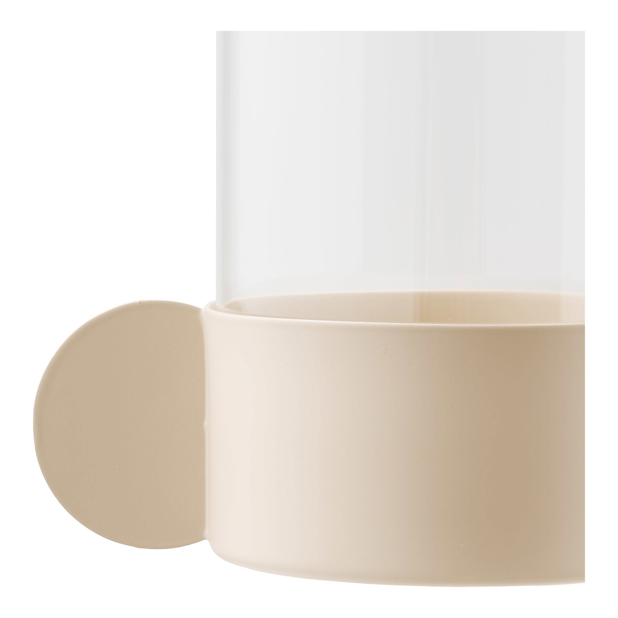 Hurricane candle holder — Beige