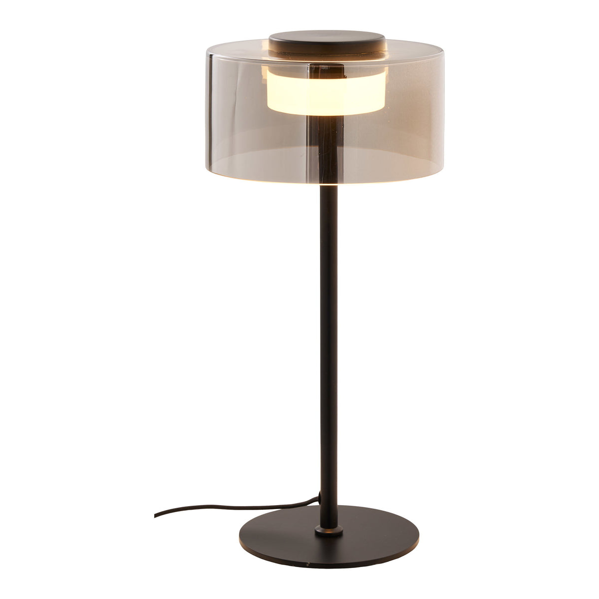 Cholet Table Lamp — Black / Clear