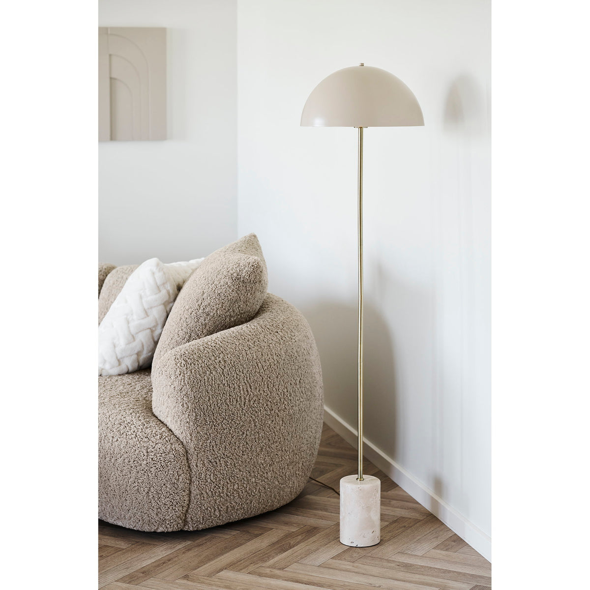 Sheffield Floor Lamp — Beige
