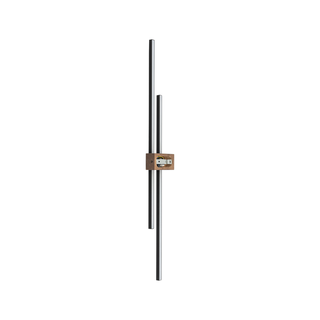 FLASH Wood Wall Sconce 2-Light – Modern LED