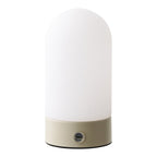 Ashford Table Lamp — Beige / White