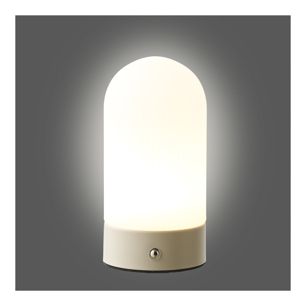 Ashford Table Lamp — Beige / White