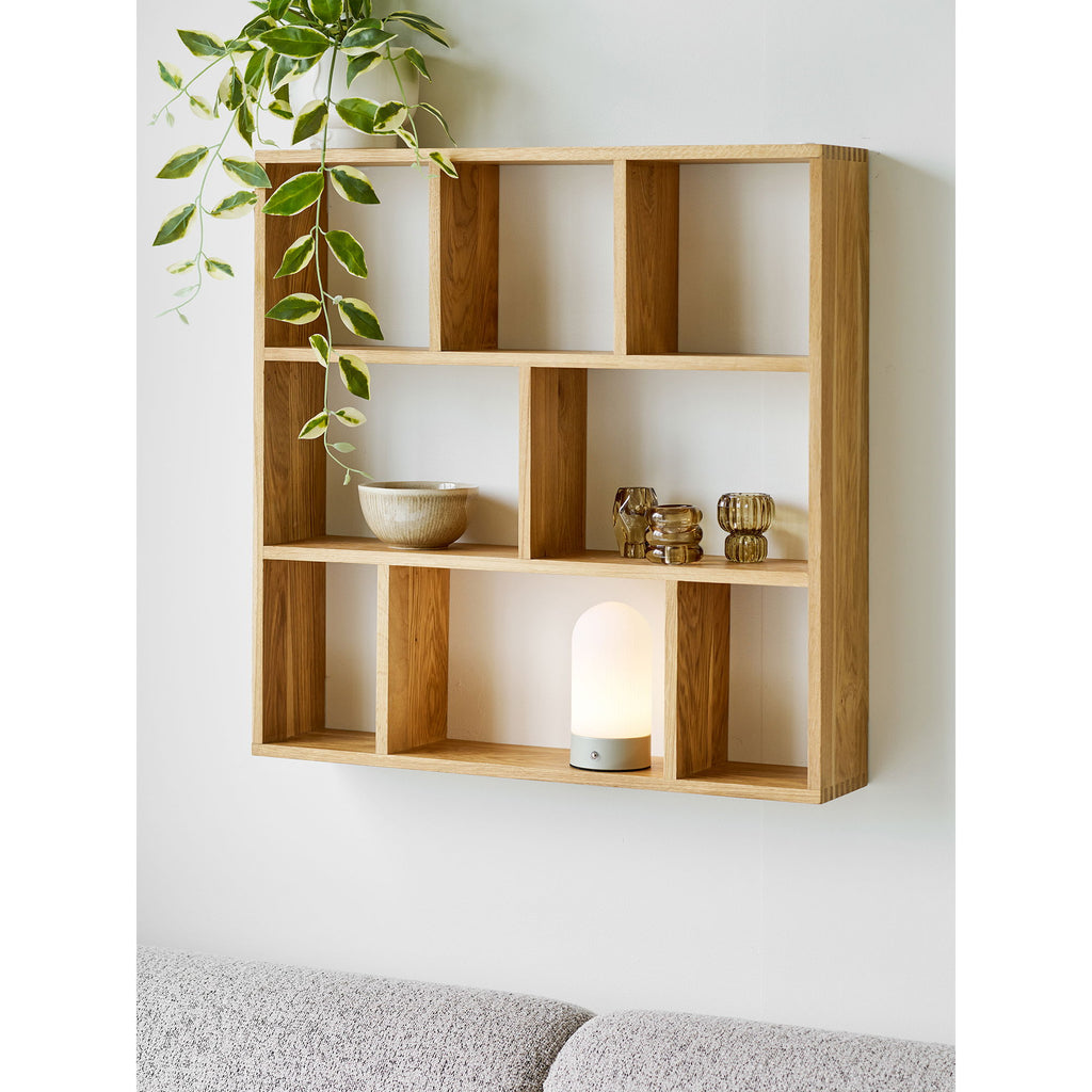 Ashford Table Lamp - Table lamp, rechargeable, metal/PE, beige/white