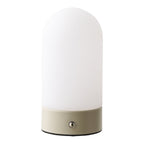 Ashford Table Lamp — Beige / White