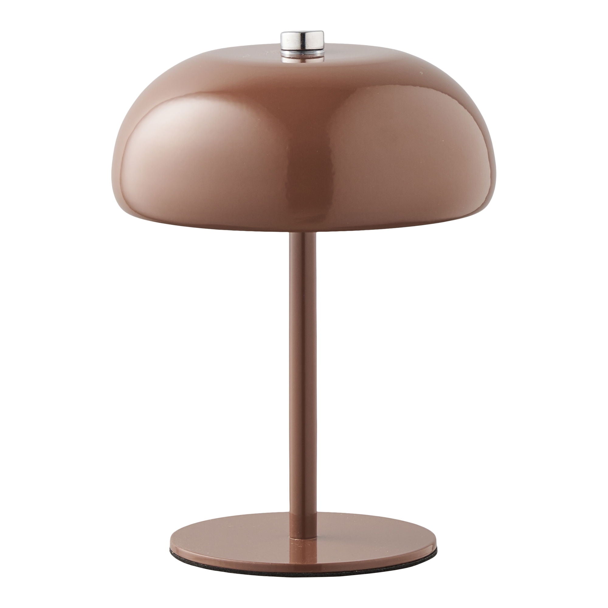 Margate Table Lamp - Table lamp, rechargeable, metal, brown ø13 cm