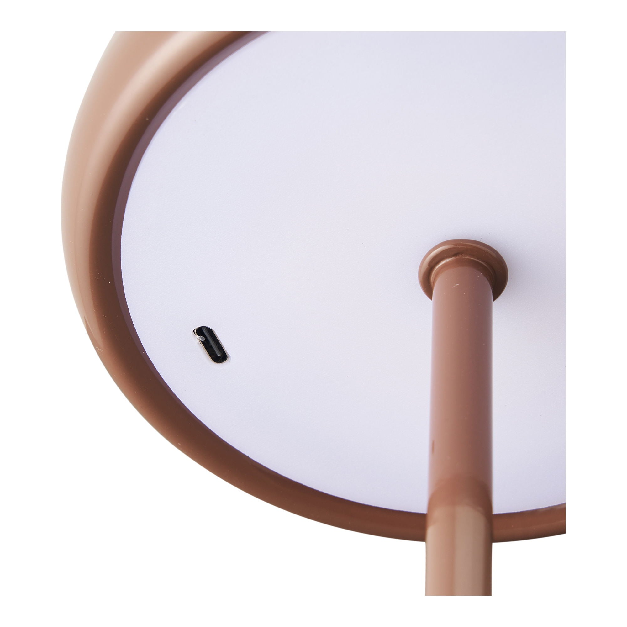 Margate Table Lamp - Table lamp, rechargeable, metal, brown ø13 cm