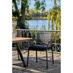 Tulsa Garden Chair — Black