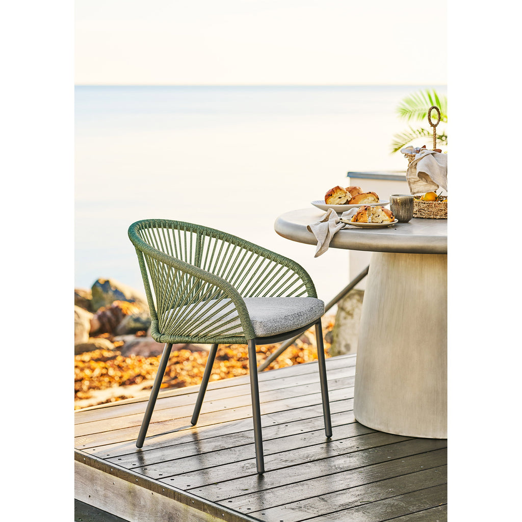 Novella Dining Chair — Grey / Green