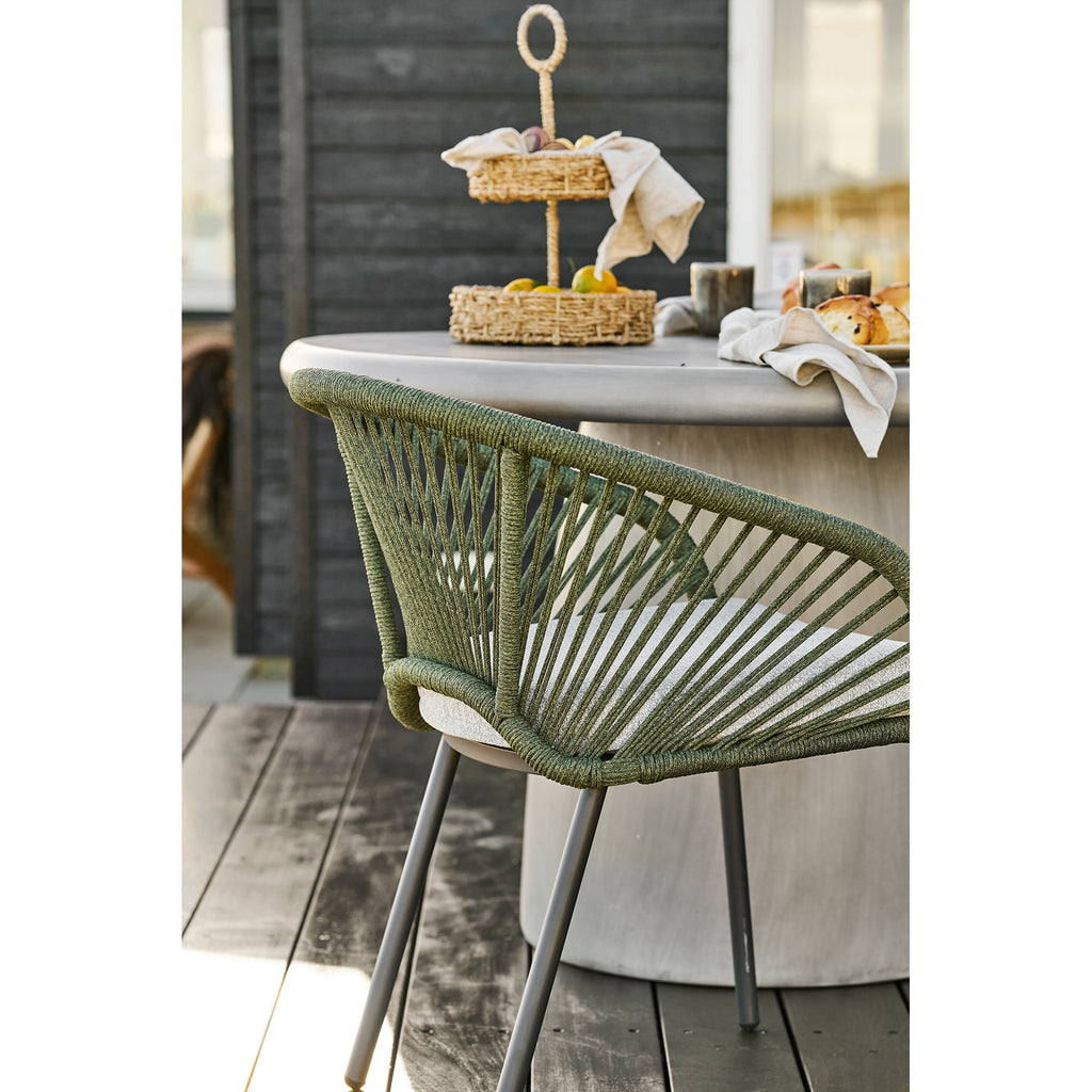 Novella Dining Chair — Grey / Green