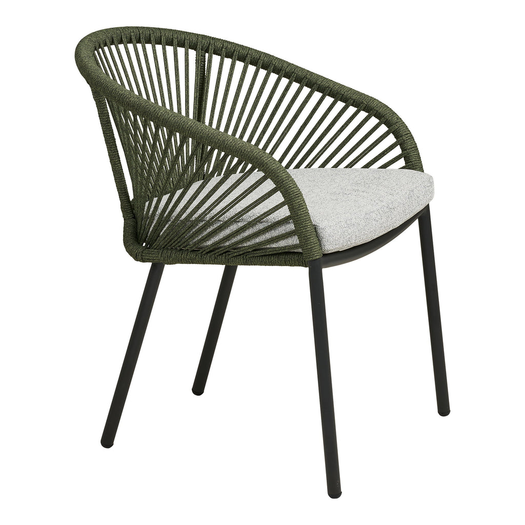 Novella Dining Chair — Grey / Green