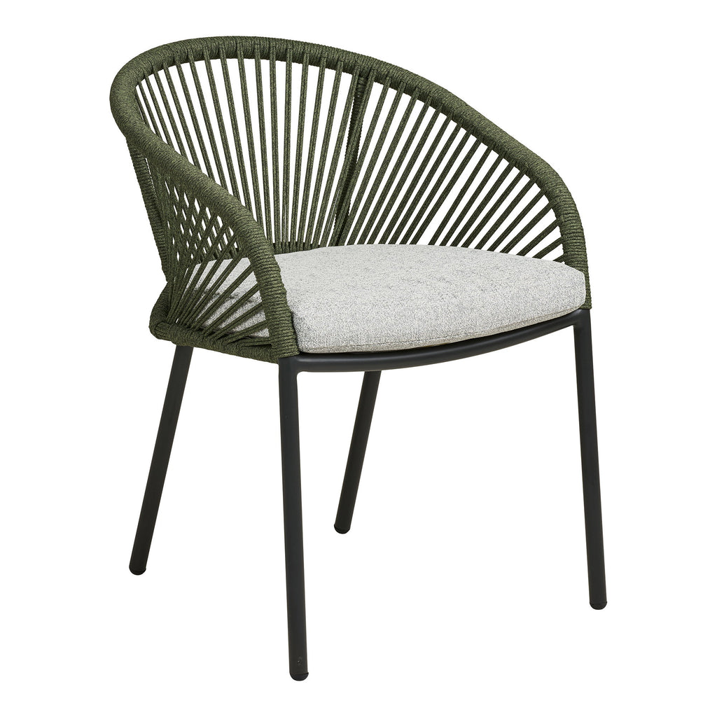 Novella Dining Chair — Grey / Green