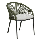 Novella Dining Chair — Grey / Green