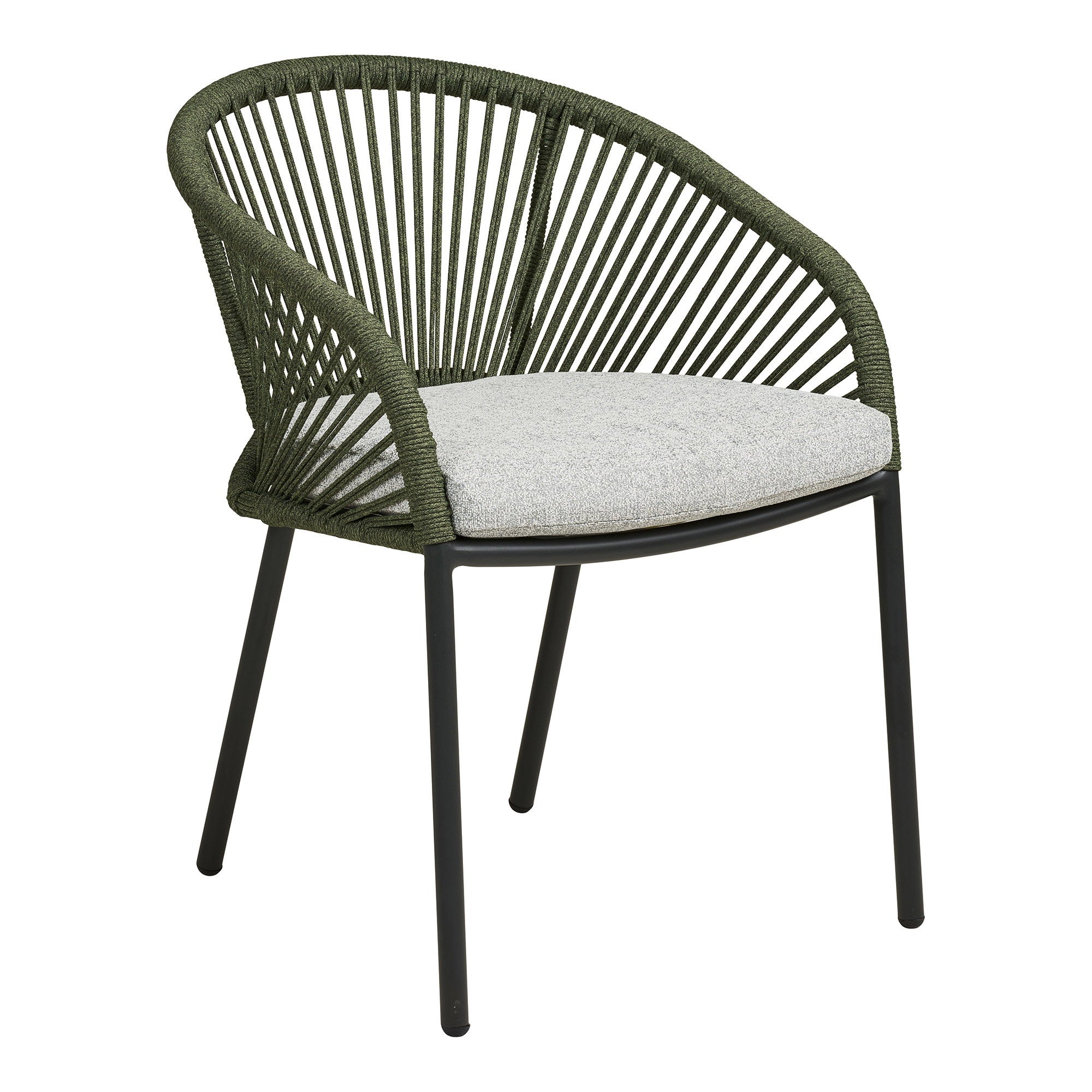 Novella Dining Chair — Grey / Green