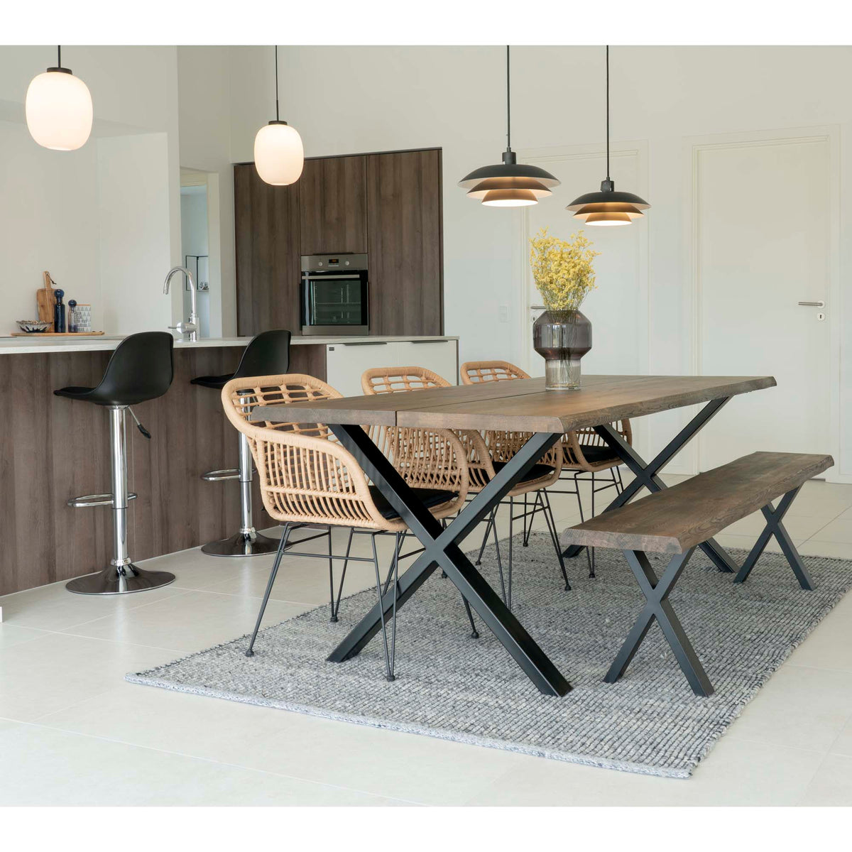 Trieste Armchair — Natural