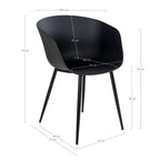Roda Dining Chair — Black