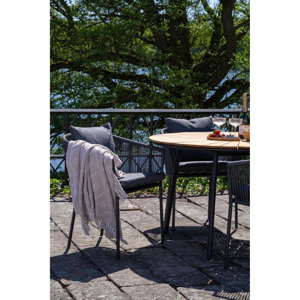Salerno Dining Chair — Dark Grey