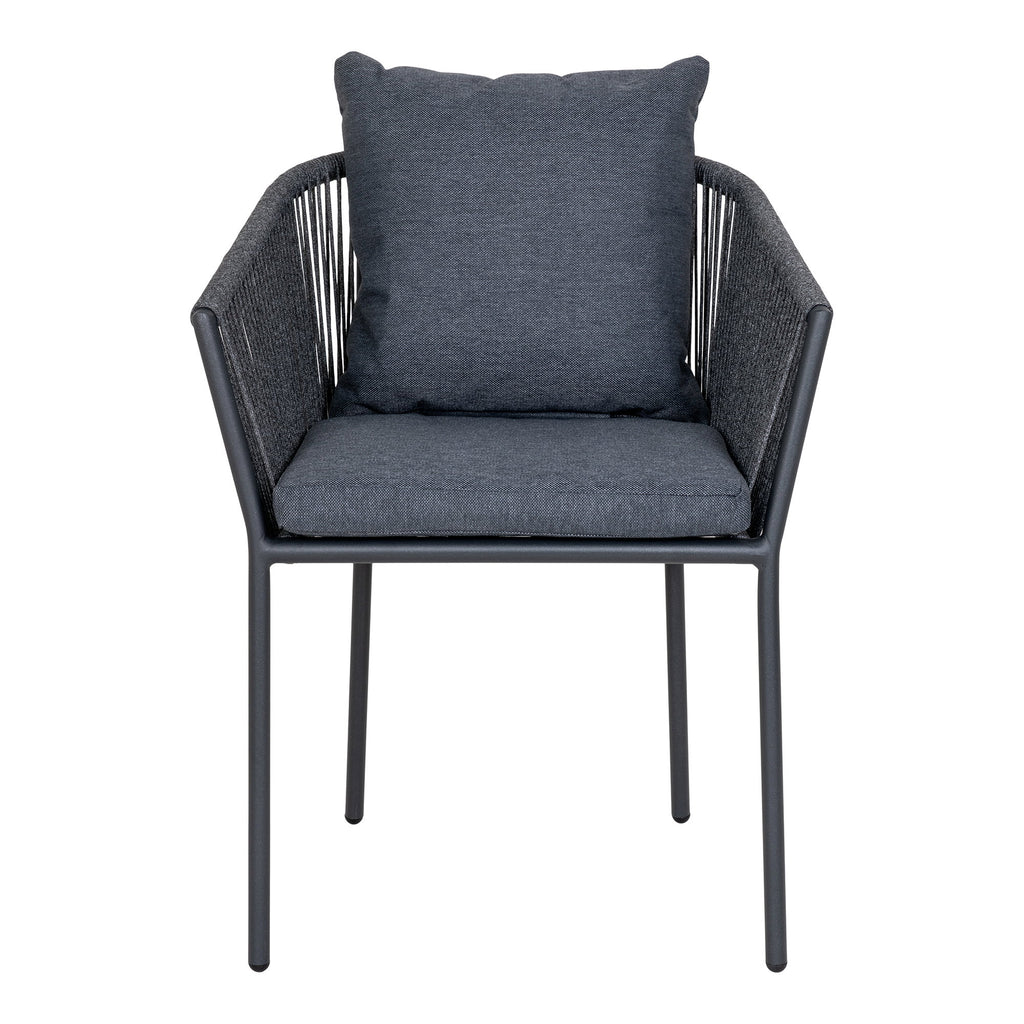 Salerno Dining Chair — Dark Grey