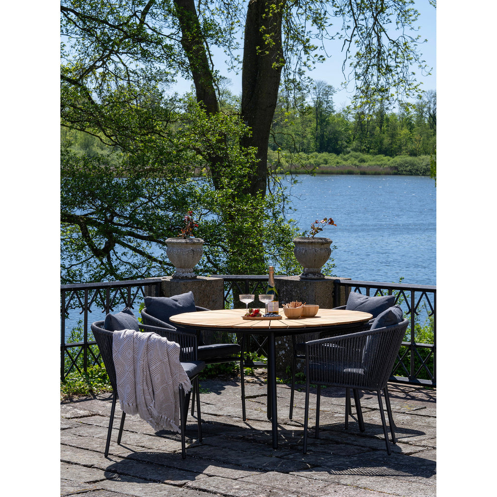 Salerno Dining Chair — Dark Grey