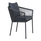 Salerno Dining Chair — Dark Grey
