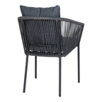 Salerno Dining Chair — Dark Grey