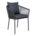 Salerno Dining Chair — Dark Grey