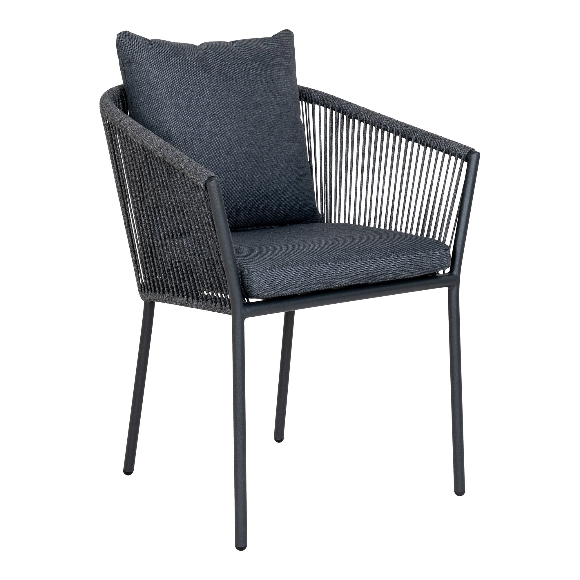 Salerno Dining Chair — Dark Grey