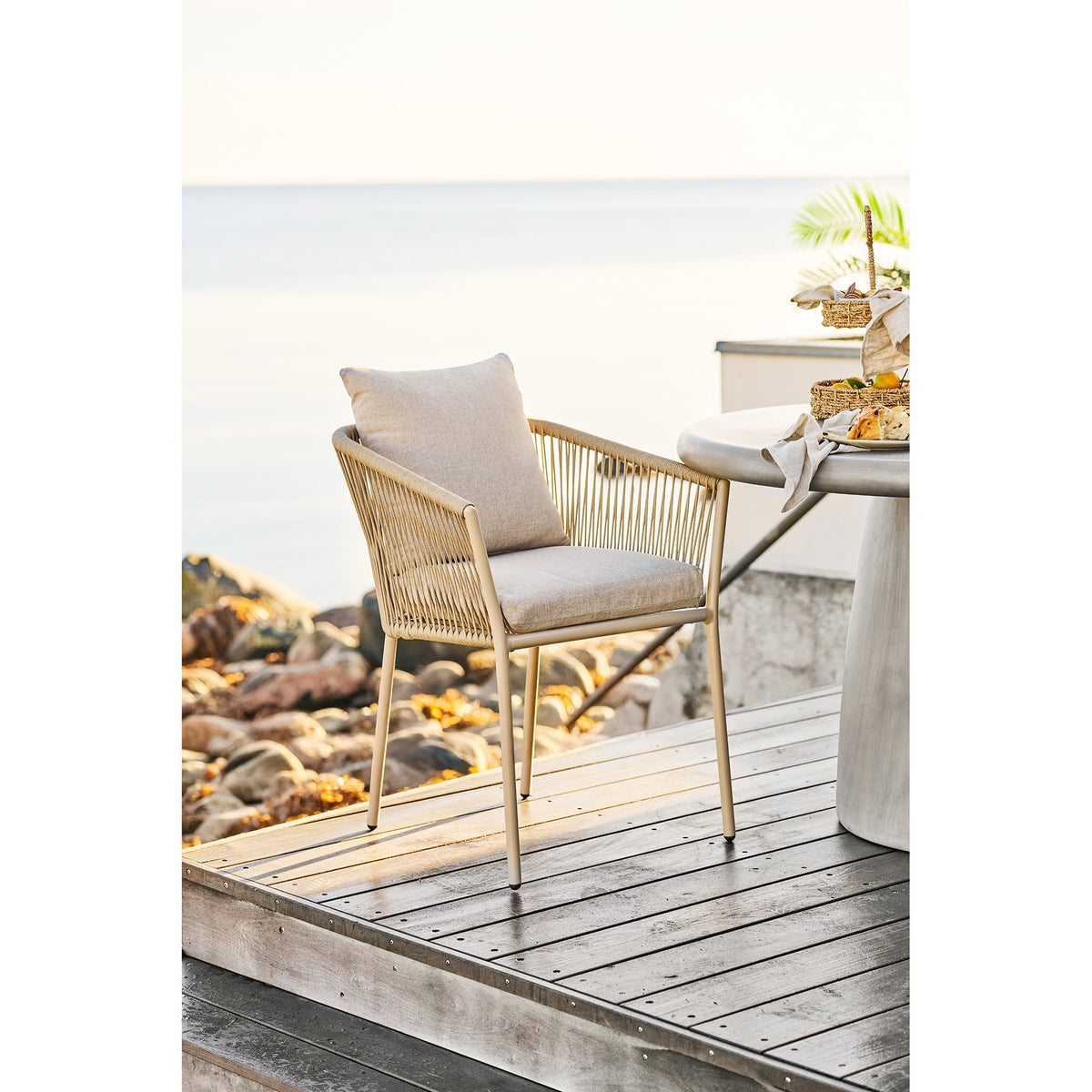 Salerno Dining Chair — Sand