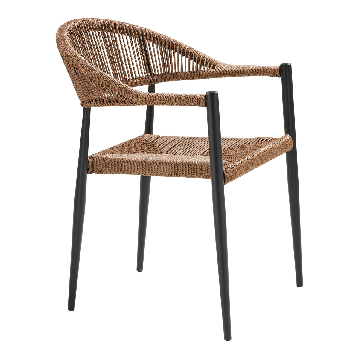 Canari Dining Chair — Natural / Black