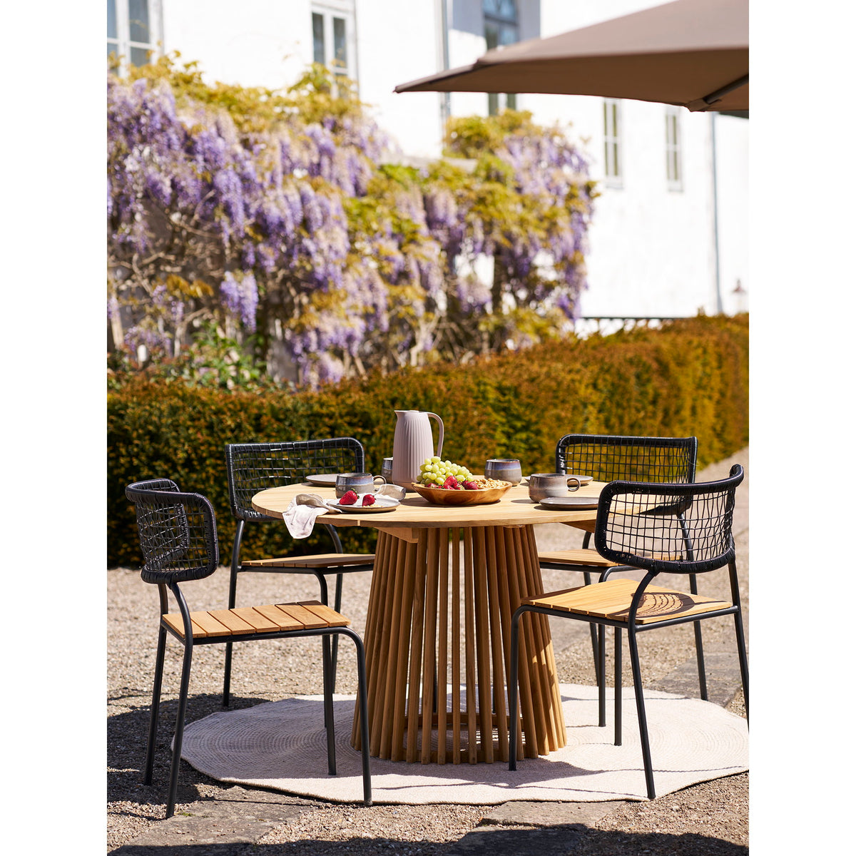 Nashville Dining Chair — Natural / Black
